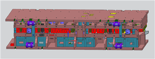 Detail Desain Untuk Die Progresif